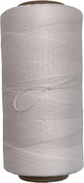 Flat Waxed Leather Sewing Threads, 100% Polyester 150D/0.8mm, 295yds