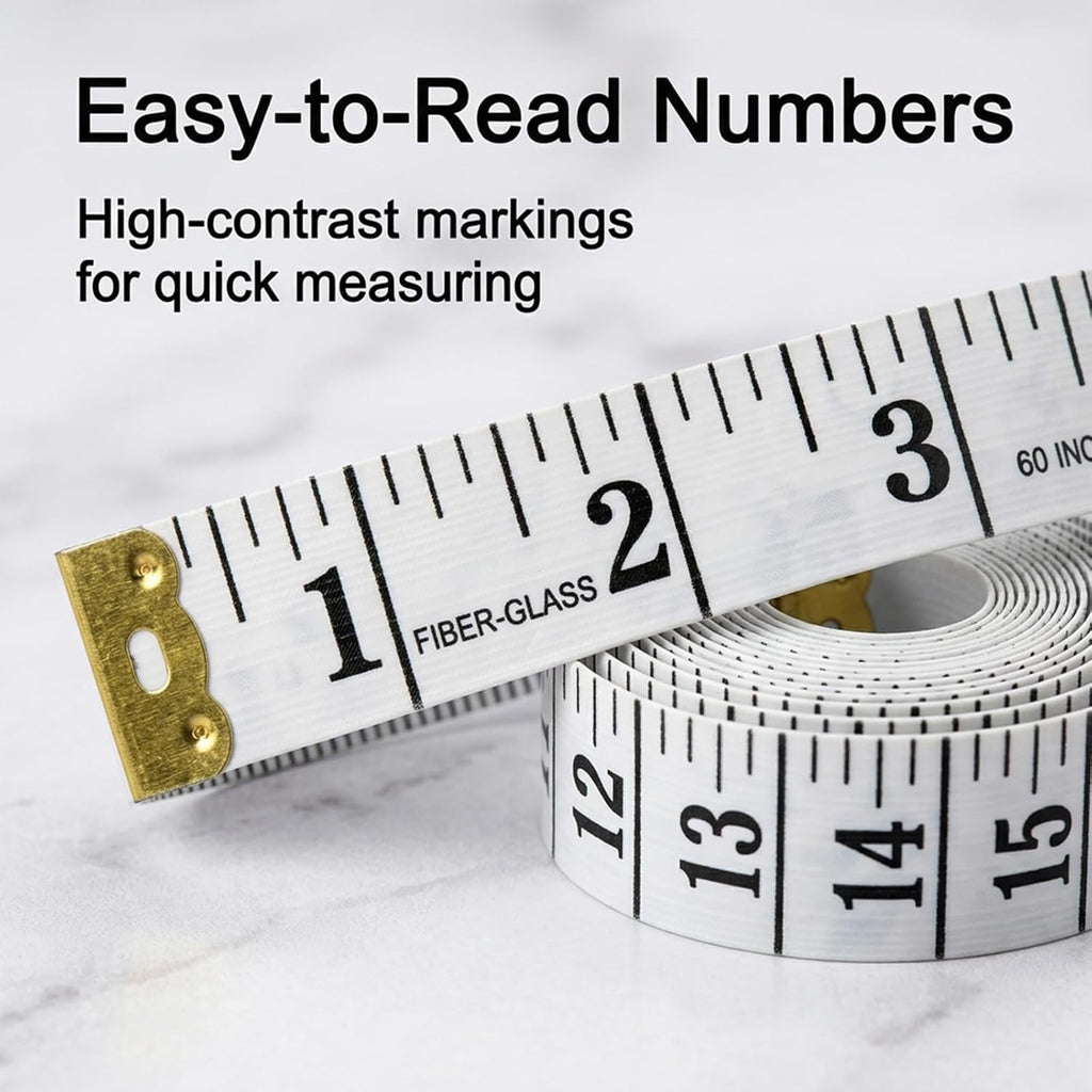 Tape Measures 3Pack, Soft Measuring Tape Double Scale 150cm/60inch