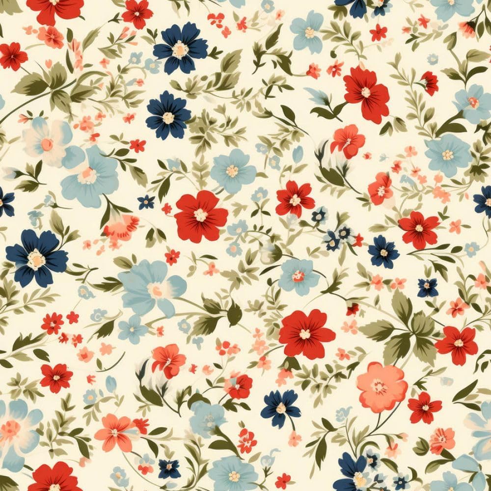 45" Quilter's Cotton Fabric by The Yard 100% Cotton Digitally Printed