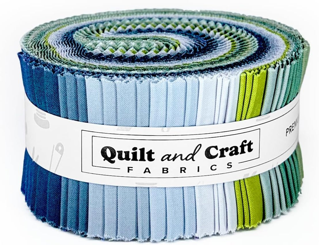 2.5" Fabric Strip Roll - 100% Cotton Quilting Strip