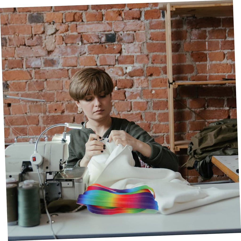 Rainbow Nylon Coil Zipper for Cushion Covers and Repair Projects