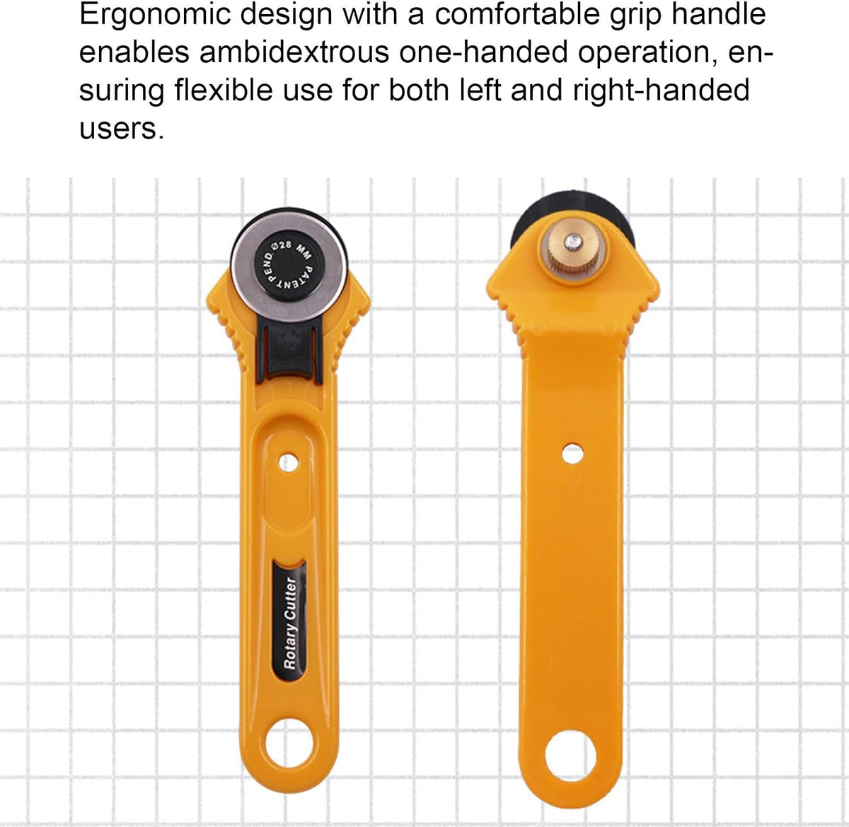 2 PCS Rotary Cutter Set 1.1Inch/28mm and 1.8Inch/45mm Slide Out Safety