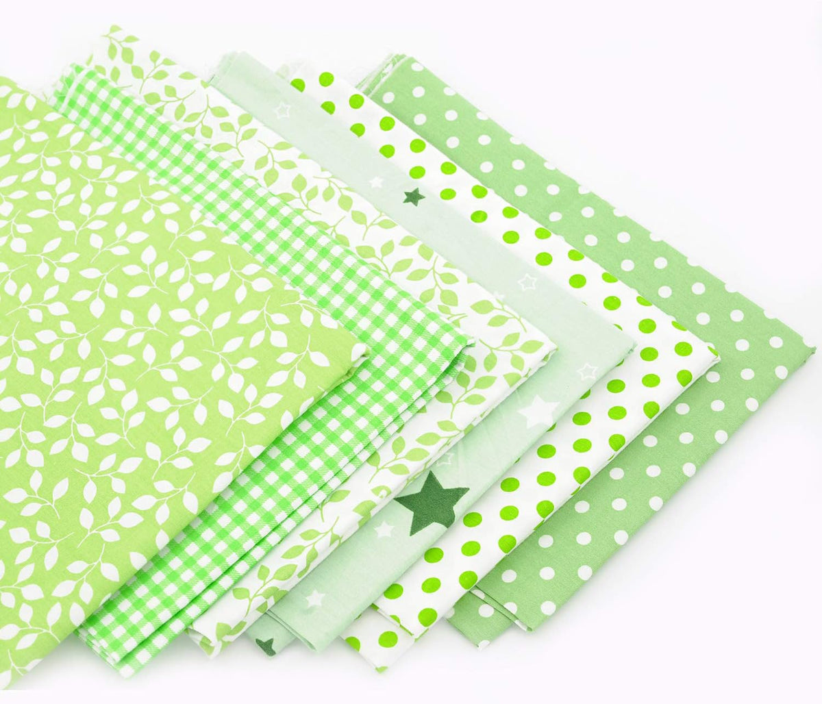 Fat Quarter Fabric Bundles Pre-Cut Quilting Cotton Twill Striped