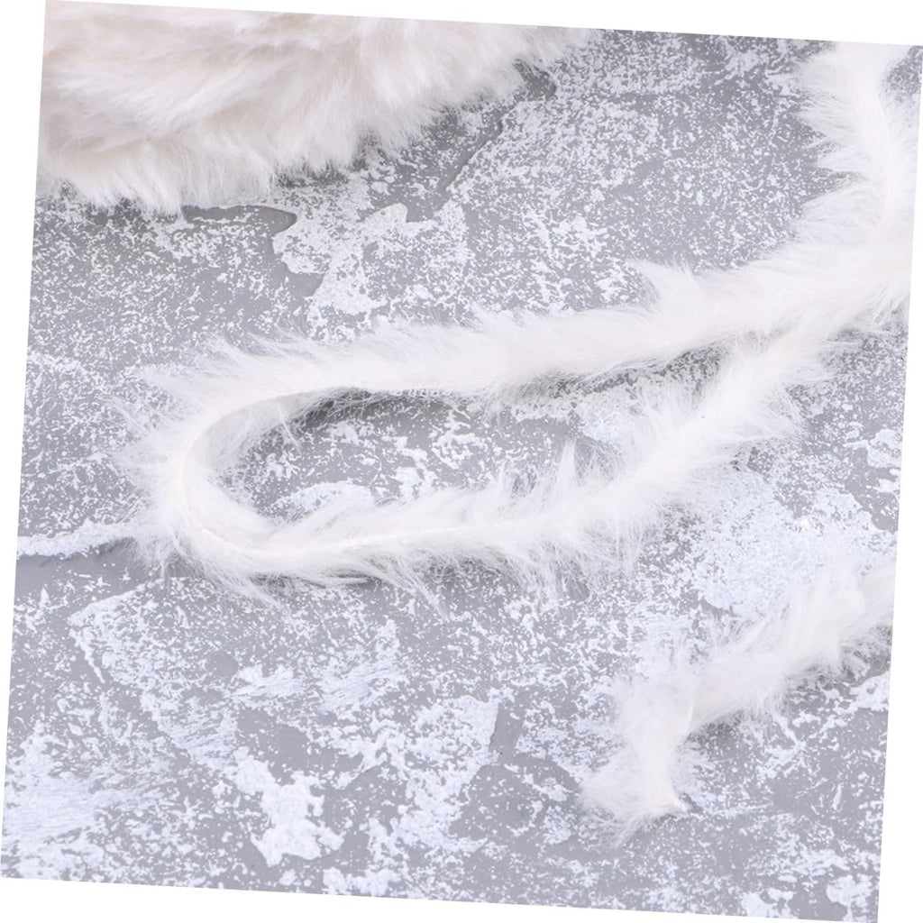 Xmas Supple Crocheting Yarn White Polyester for Knitting and Crochet