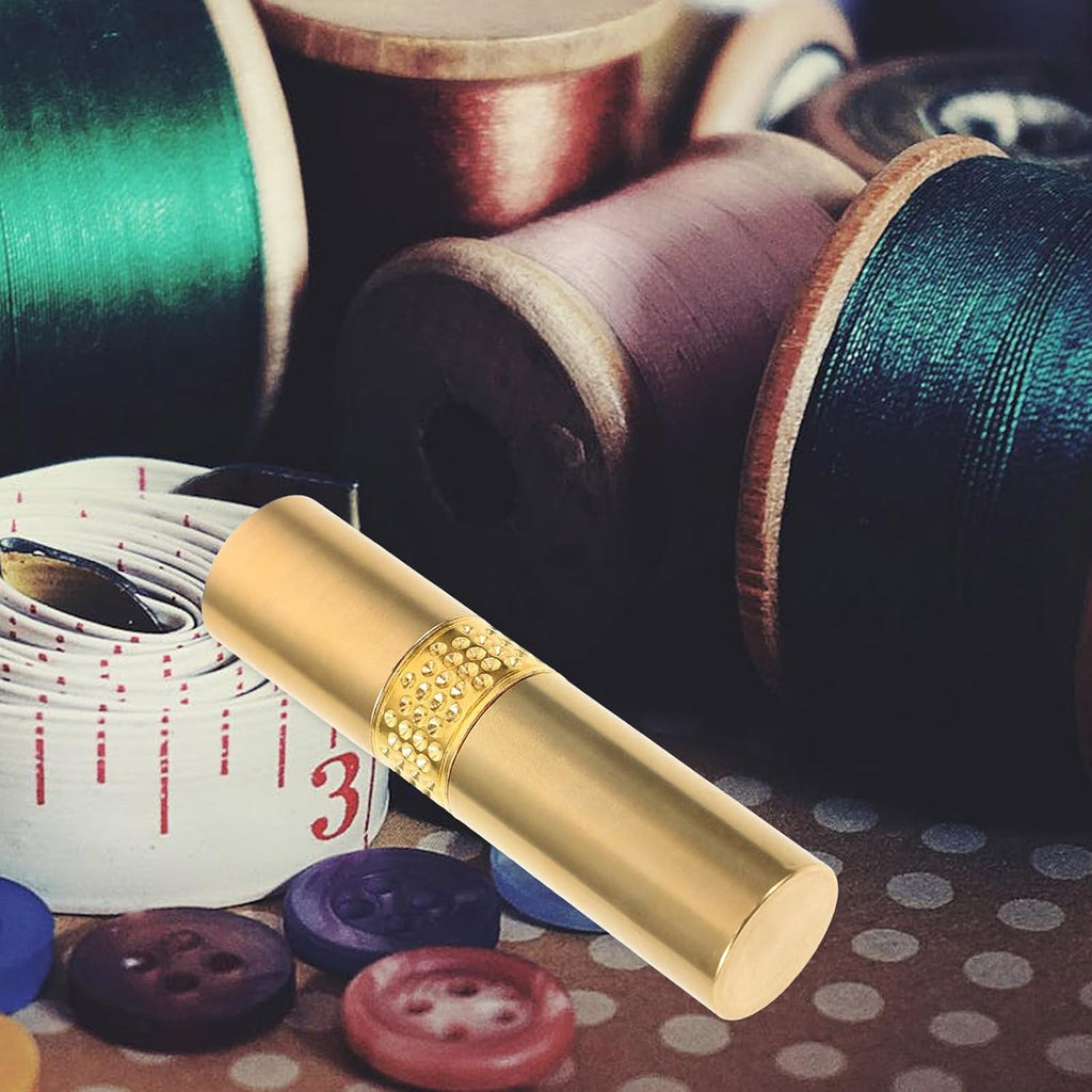 ABOOFAN Portable Copper Needle Holder Sewing Storage Tube