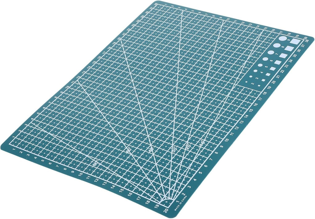 A4 Double Sided Green Self Healing Cutting Mat for Sewing Crafts