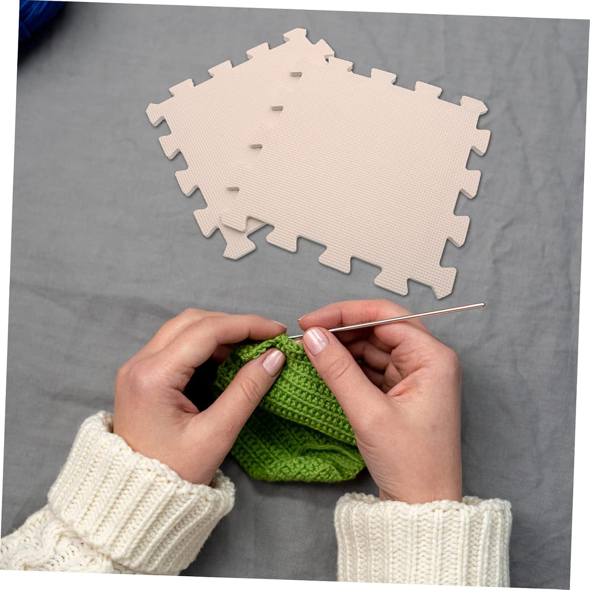 9pcs Portable Foams Knitting Crochet Board for Blocking Projects