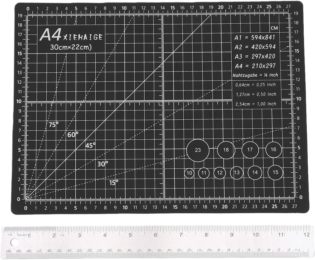 AUNMAS Self Healing Cutting Mat, Double Sided Sewing Mat Table