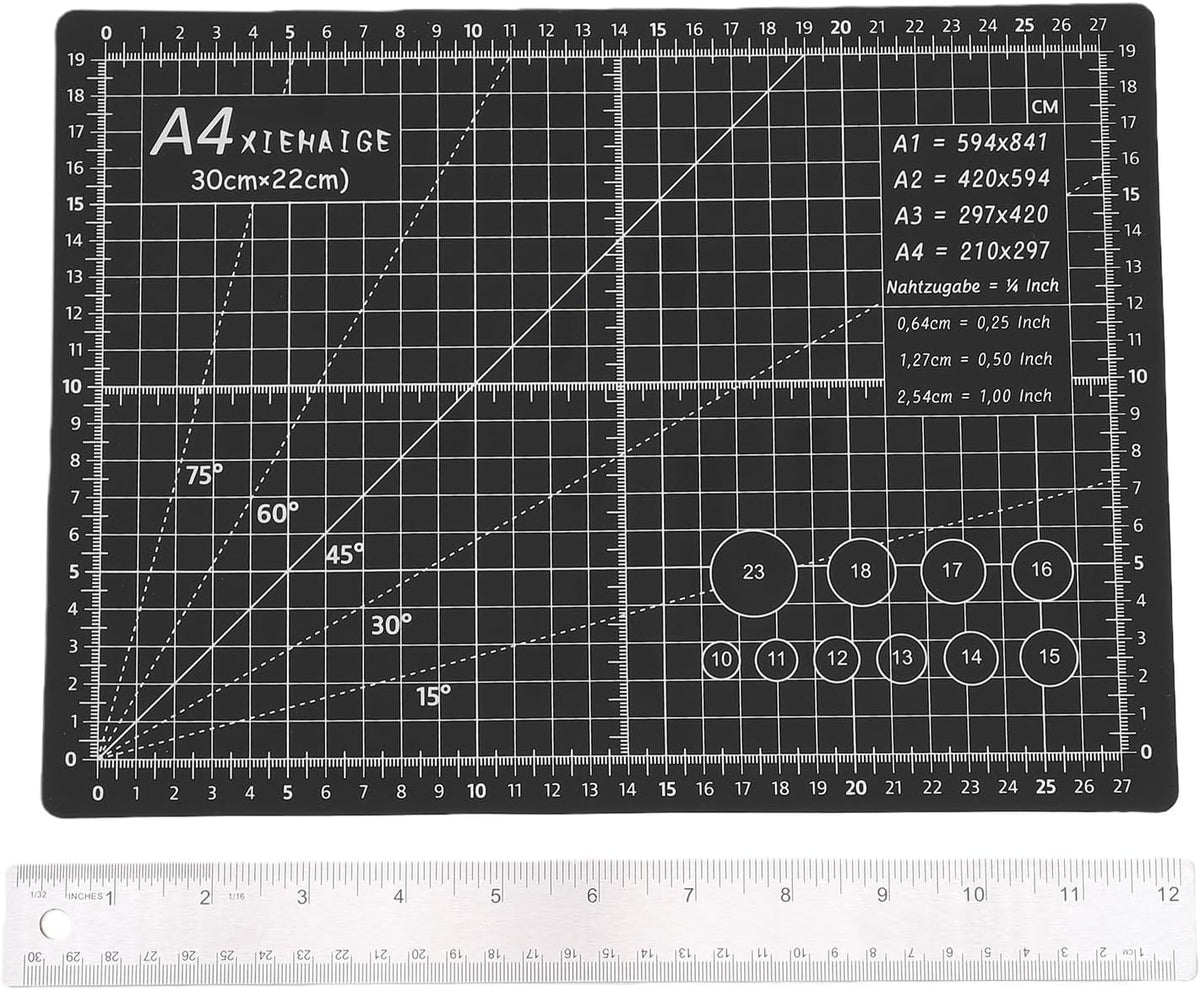 AUNMAS Self Healing Cutting Mat, Double Sided Sewing Mat Table