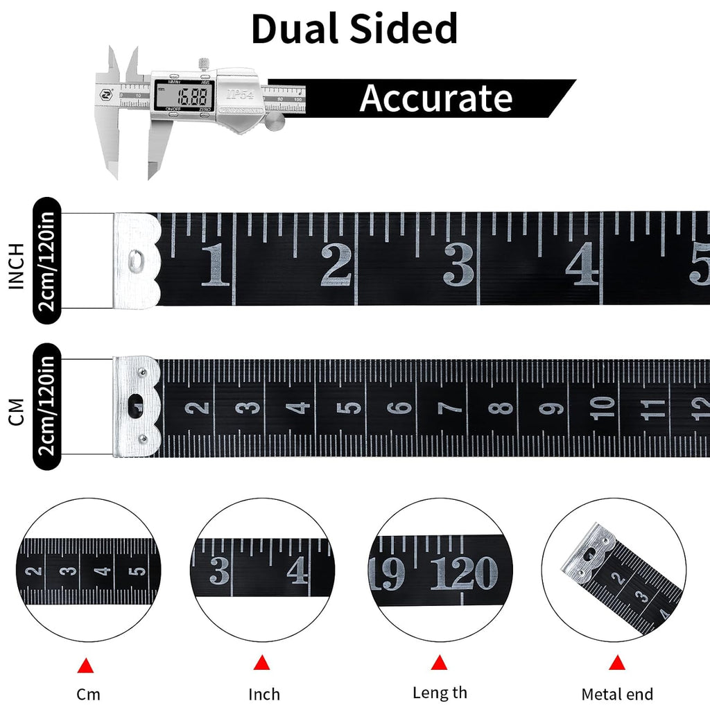 4 Pack Soft Tape Measure Body Measuring Tape, 120inch and 60inch Soft