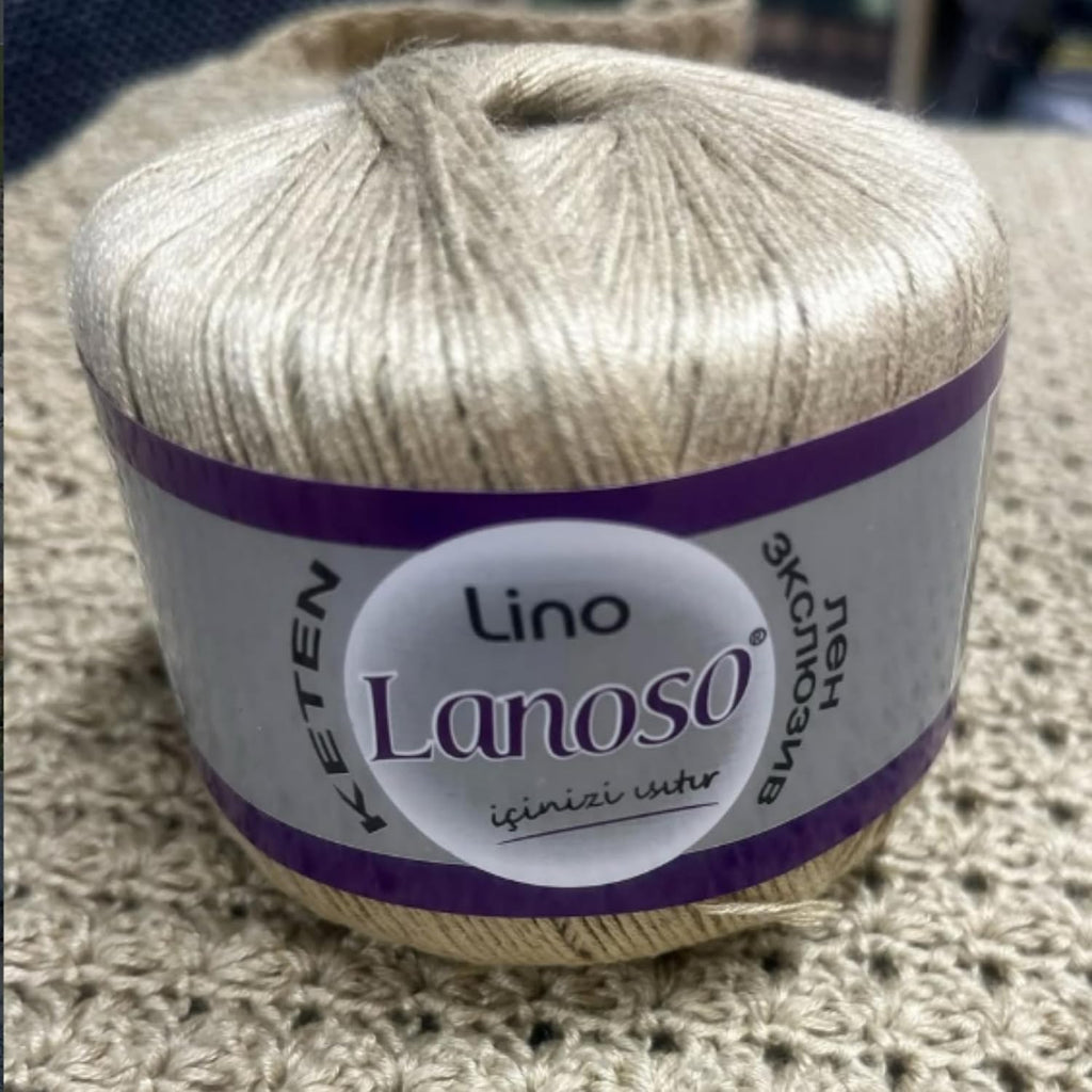 Lino Yarn - 50% Linen 50% Viscose Blend, 50g (1, 934)