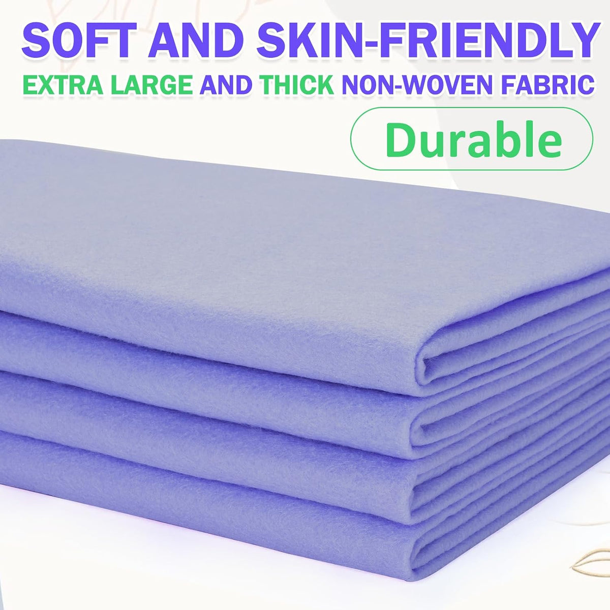 XSEINO Lavender Large Felt Fabric 72" X 36 "(2 Square Yards), 1.4 mm