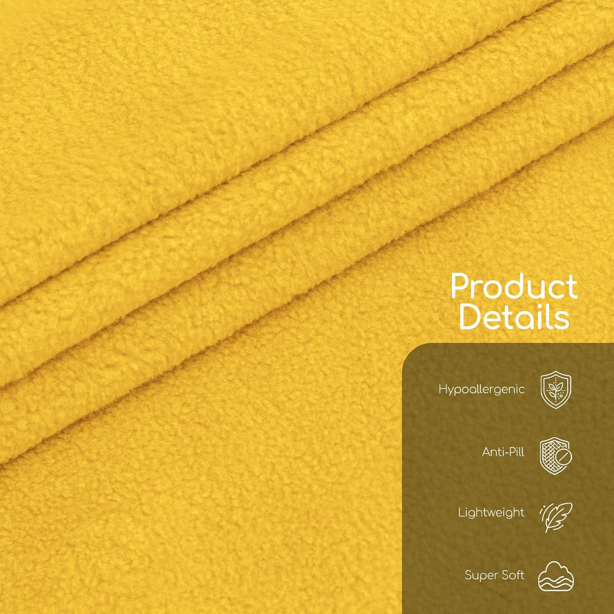 63" Wide Polar Fleece Fabric by the Yard, Heavyweight Polyester