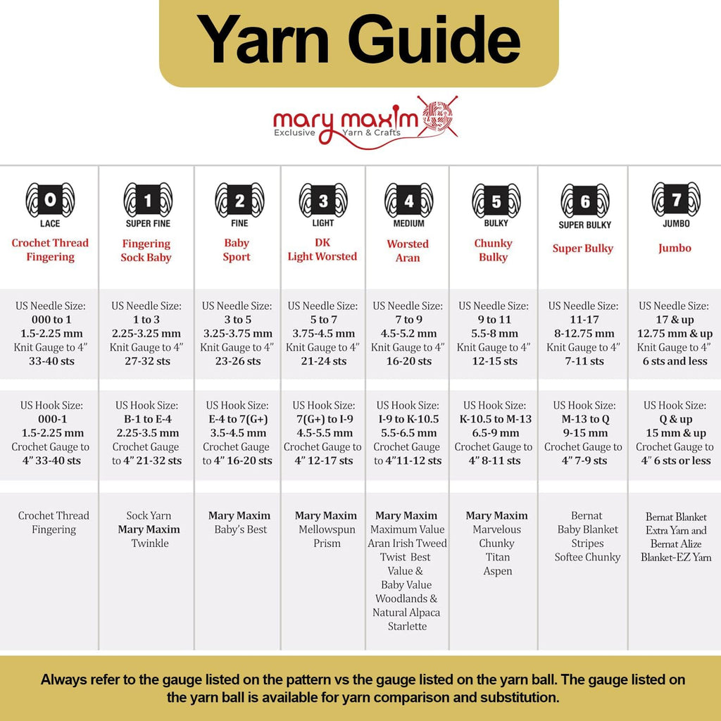 Mary Maxim Aran Yarn Irish Twist, Worsted Weight Acrylic Yarn