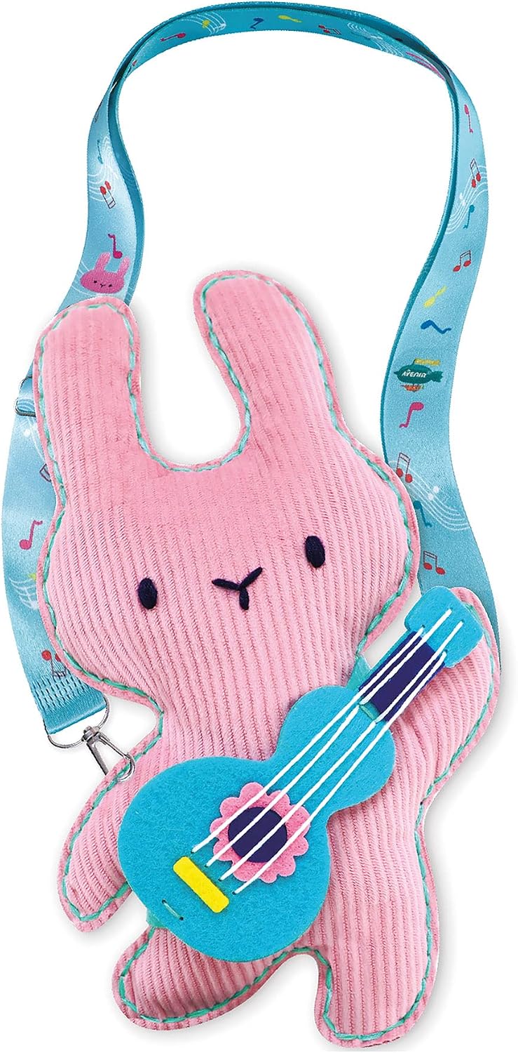 Avenir 6301815 DIY Sewing Kit, Sewing Rabbit with Guitar, Neck Animal