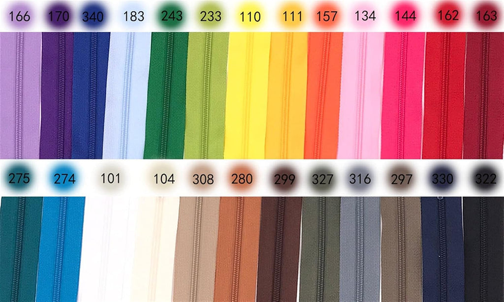Lueao Cqinju-Sewing Zippers 3# Bulk Nylon Coil Zippers with Zipper