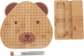 Wooden Crochet Blocking Board with Pins for Knitting Projects