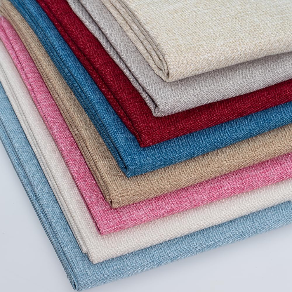 Linen Fabric by The Meter 39"x57" Soft Natural Craft Material Pre-Cut