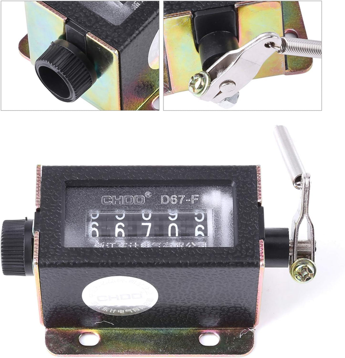 Manual Tally Counter 5 Digit Number Count Clicker Counter Mechanical