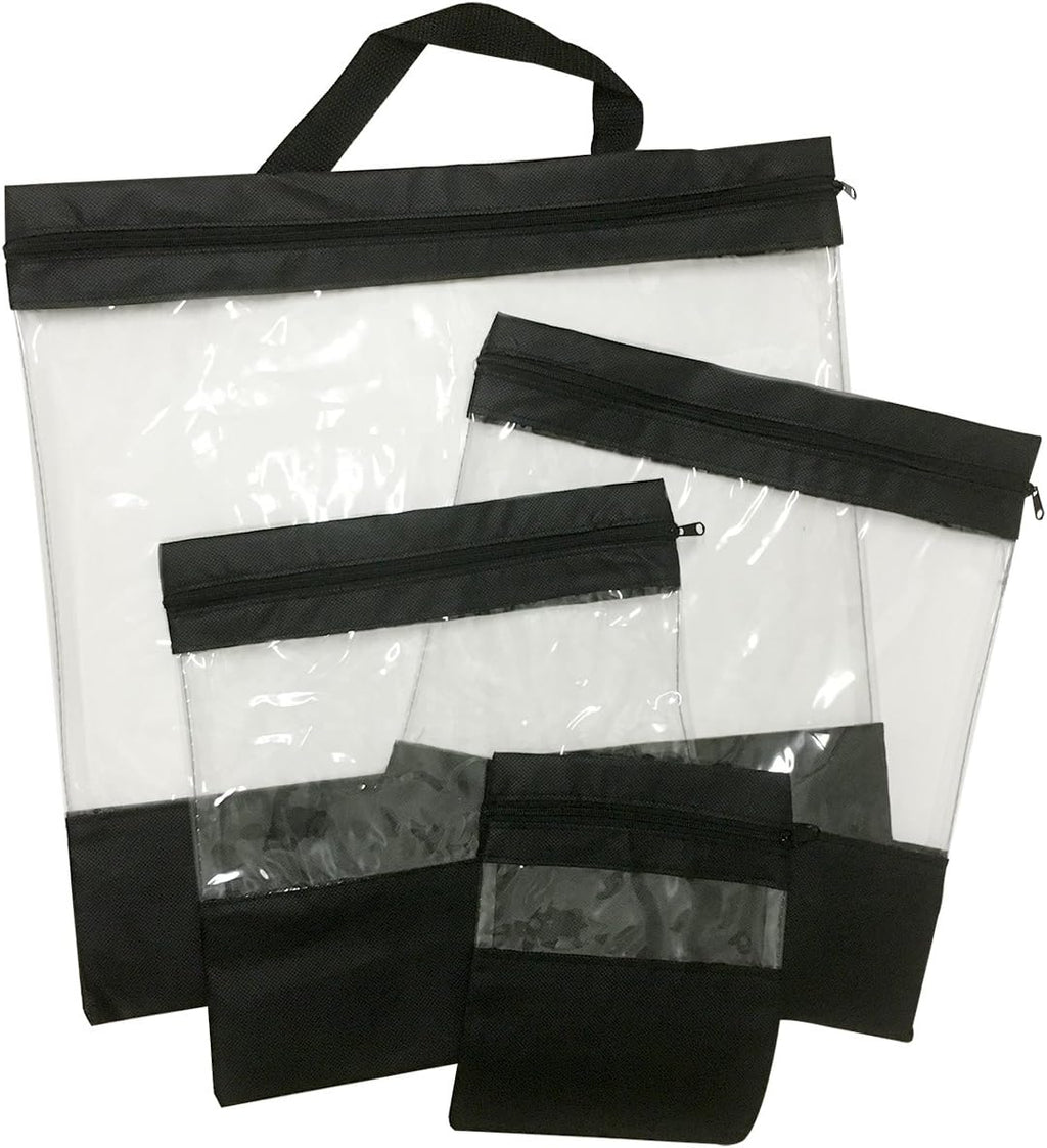 Sullivans Clear Storage Bags for Crafting, Knitting, or Quilting, Set