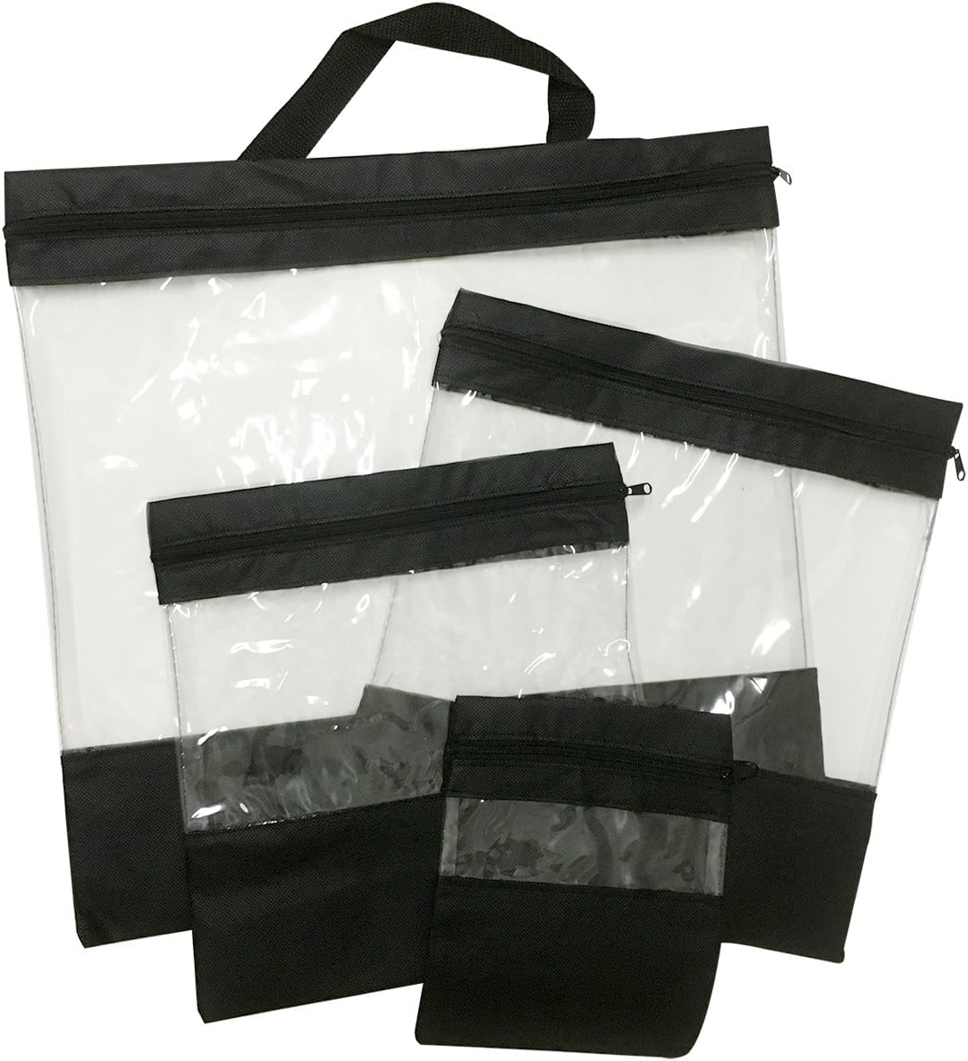 Sullivans Clear Storage Bags for Crafting, Knitting, or Quilting, Set
