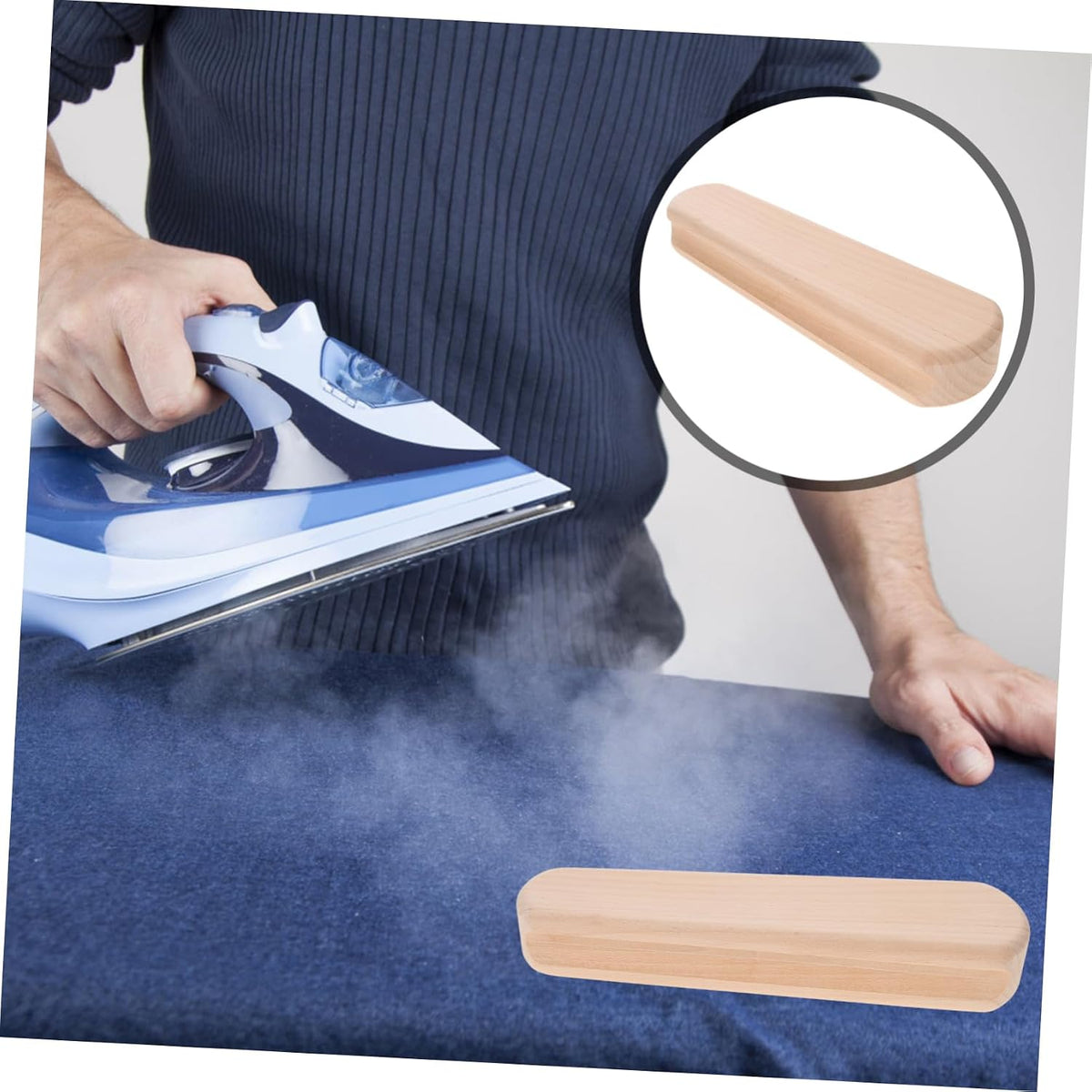 Beech Wood Tailor Clapper Tool for Sewing and Ironing Projects