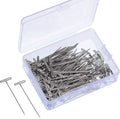 Blulu 150 Pieces T Pins 2 Inch Stainless Steel Wig Pins for Sewing