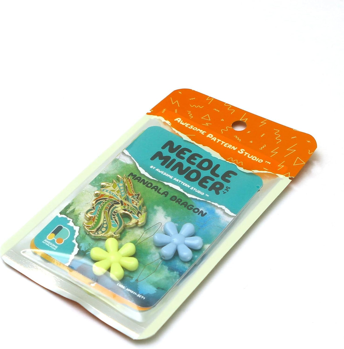 Awesome Pattern Studio Needle Minder Set - Mandala Dragon Magnetic