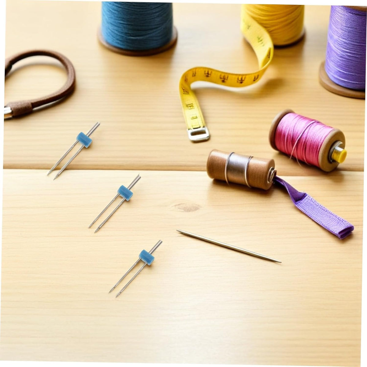 Universal Twin Needles 12Pcs for Sewing Machine, Double Stitch