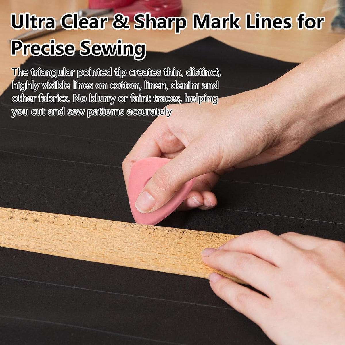 30Pcs Triangle Tailors Chalk, Sewing Fabric Marking Chalk for Quilting