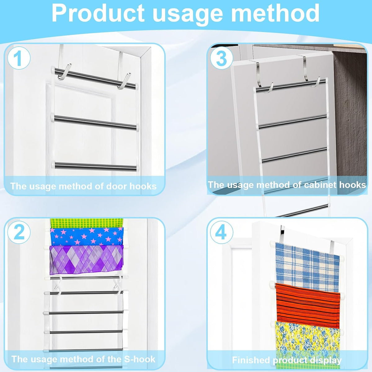 LynxLink Over The Door Fabric Organizer - 21 Shelves for Home