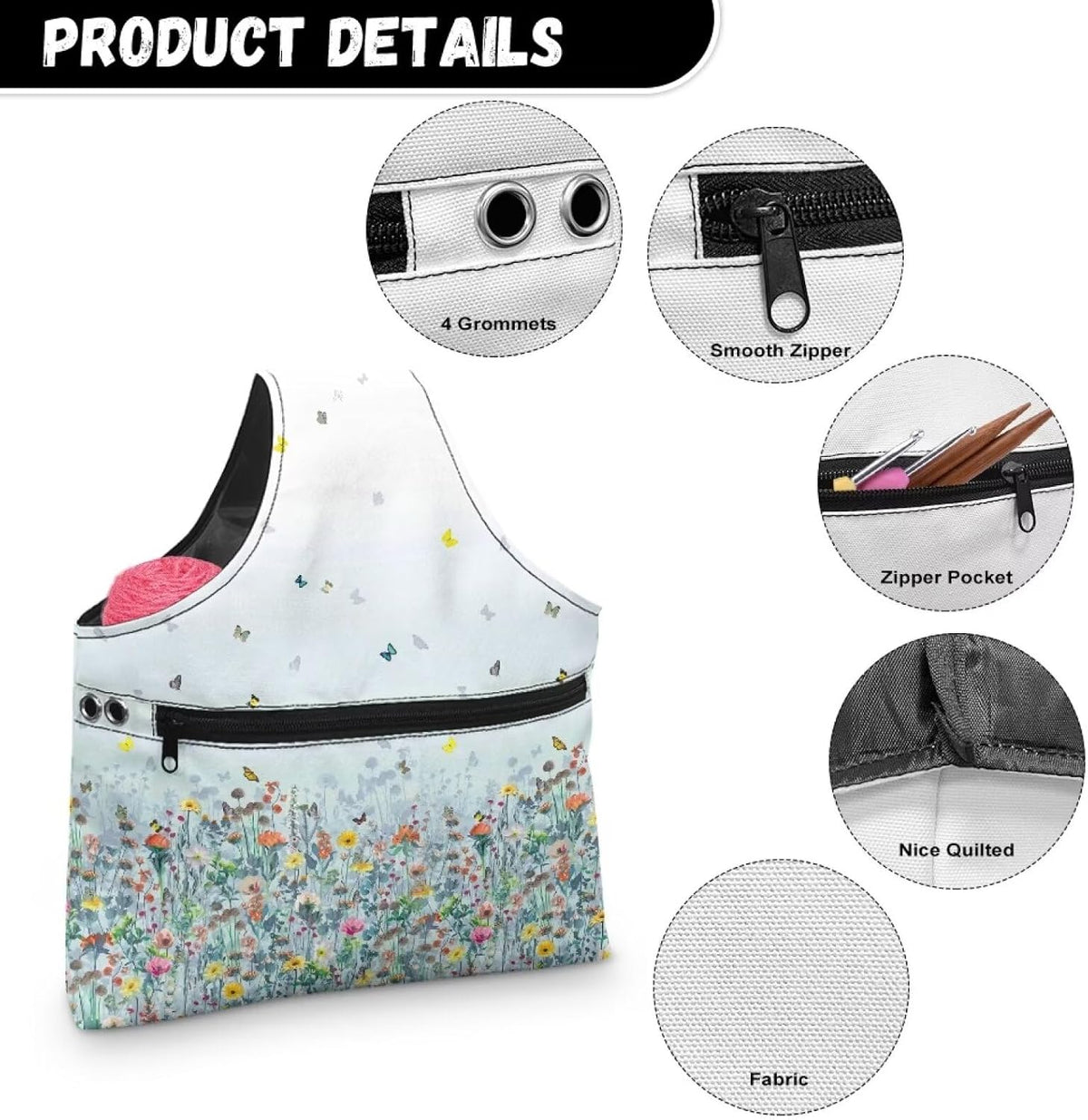 Viewamoon Sewing Kit Storage Case with Handles Sewing Thread Storage