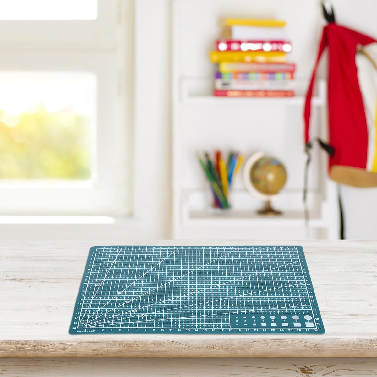 A4 Double-Sided Self-Healing Cutting Mat Board Green 30×22Cm for