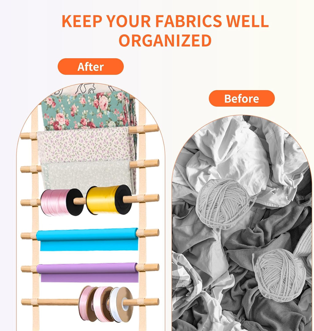 sewing fabric storage: 33.5x16.5 Inch fabric organizer and sewing
