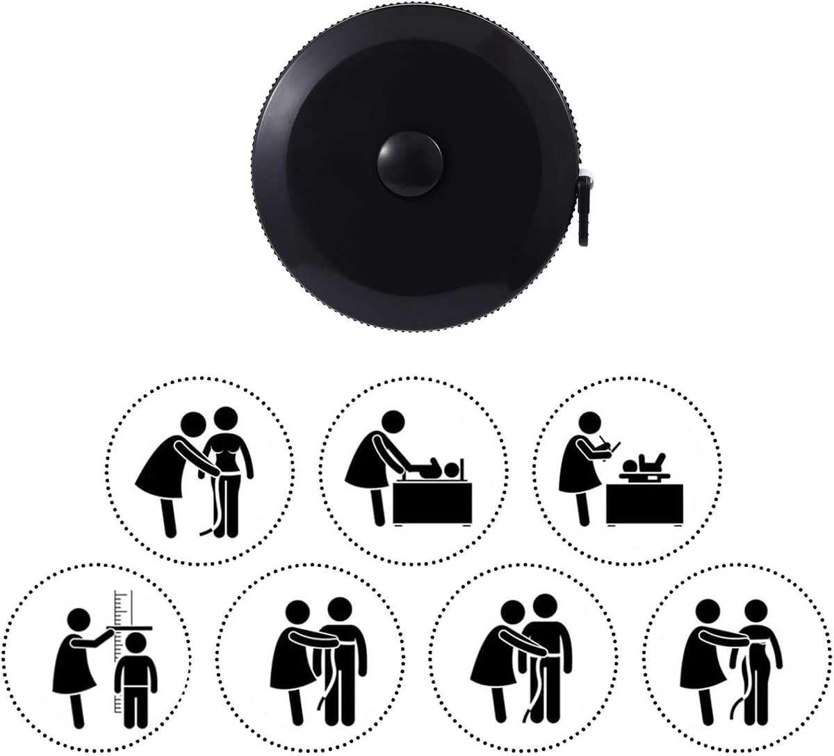 Tape Measure, 10 Pack Measuring Tape for Body 60 Inch, Retractable
