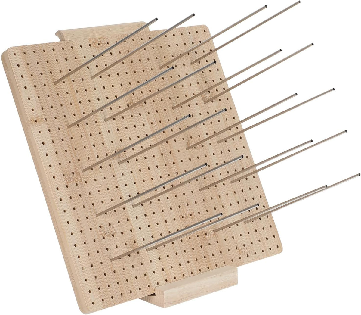 VINTORKY 1 Set Crochet Blocking Board with 20 Pins - Wooden Pinning