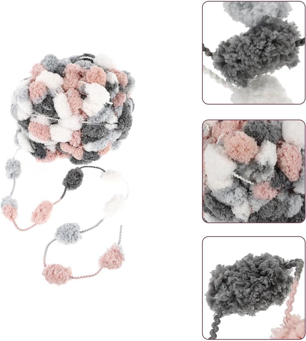 Polyester Crochet Yarn Roll for Knitting Beginners and Craft Projects
