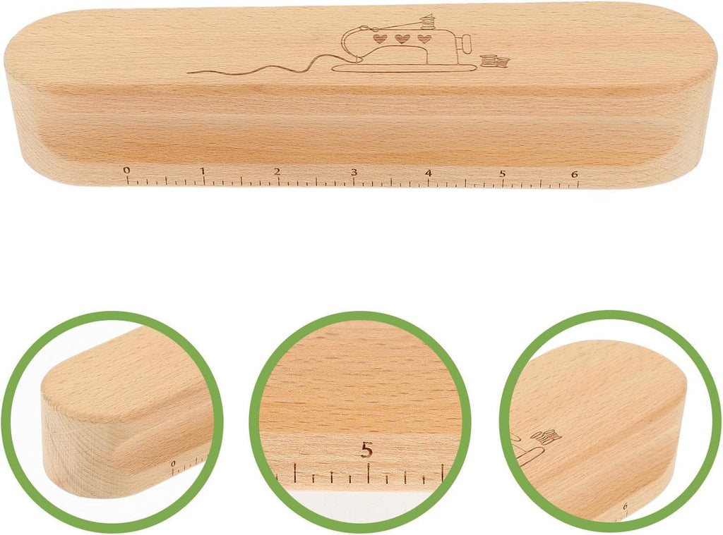 Wooden Quilting Pressing Board for Sewists Bias Tape Edges Crafting