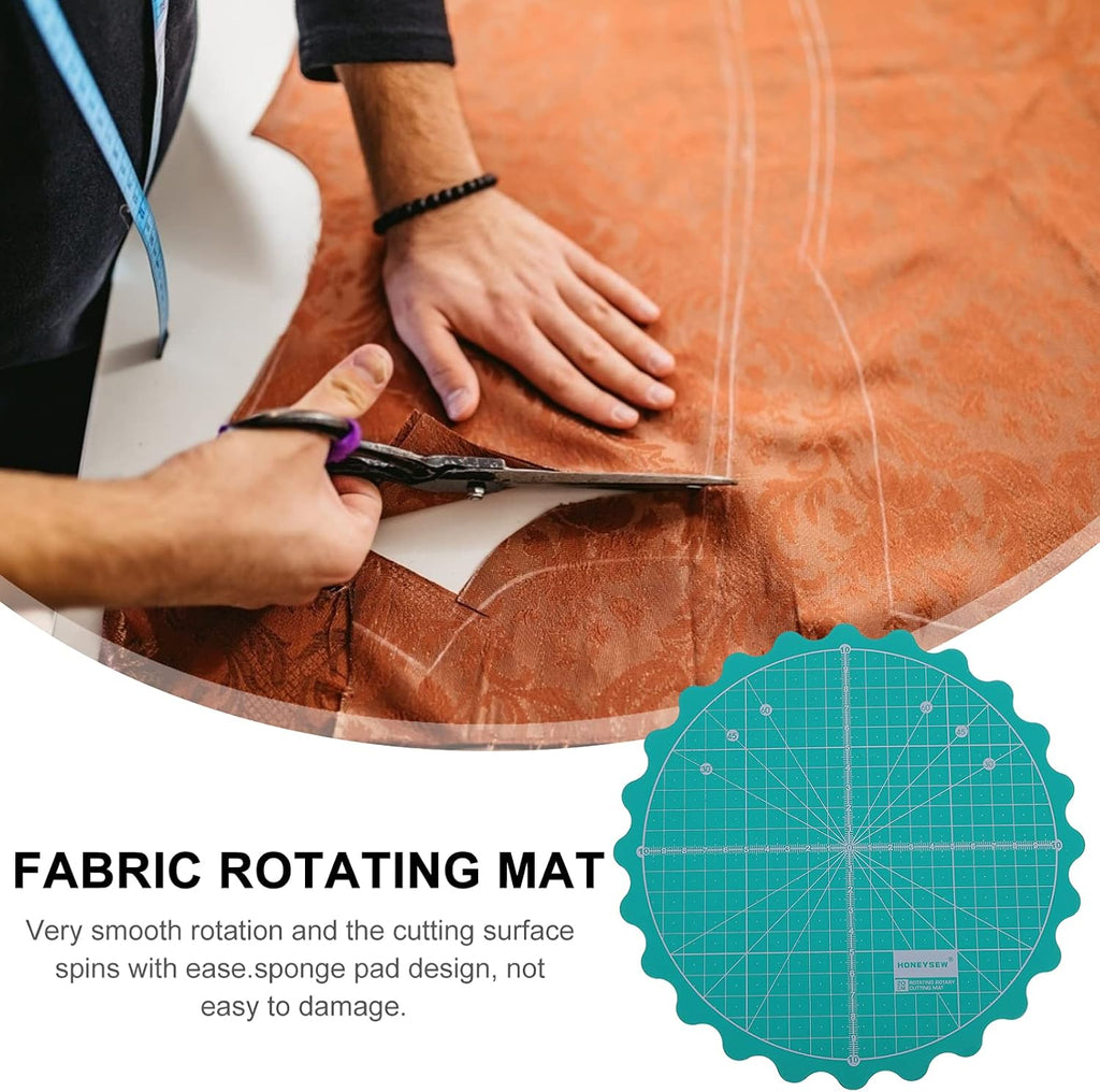 EXCEART Small Fabric Rotary Mat 1PC Cutting Mat Diameter Healing