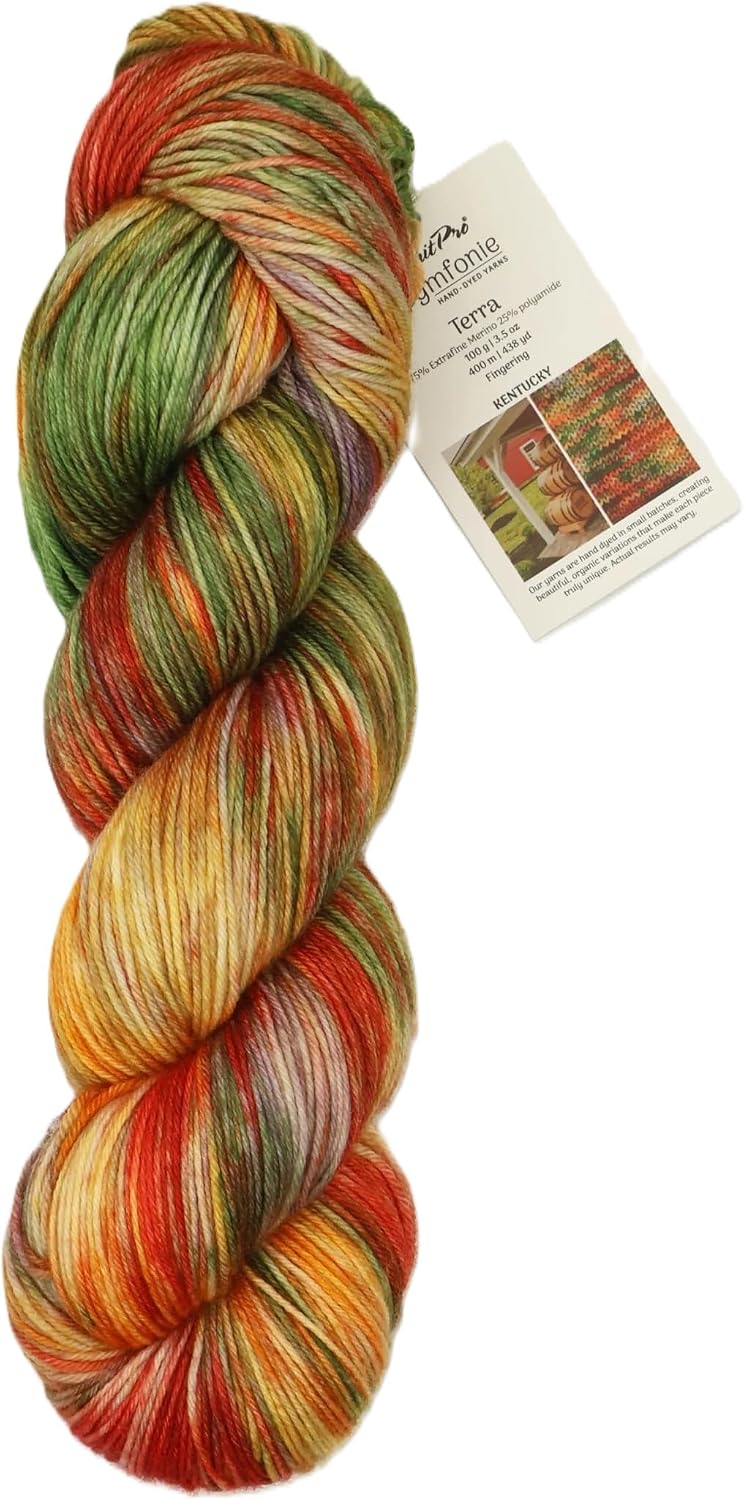 KnitPro Symfonie Hand Dyed Yarn | Extra Fine Merino Wool & Polyamide