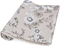 Linen Floral Upholstery Fabric by The Yard,10 Yard 62 Inch Width
