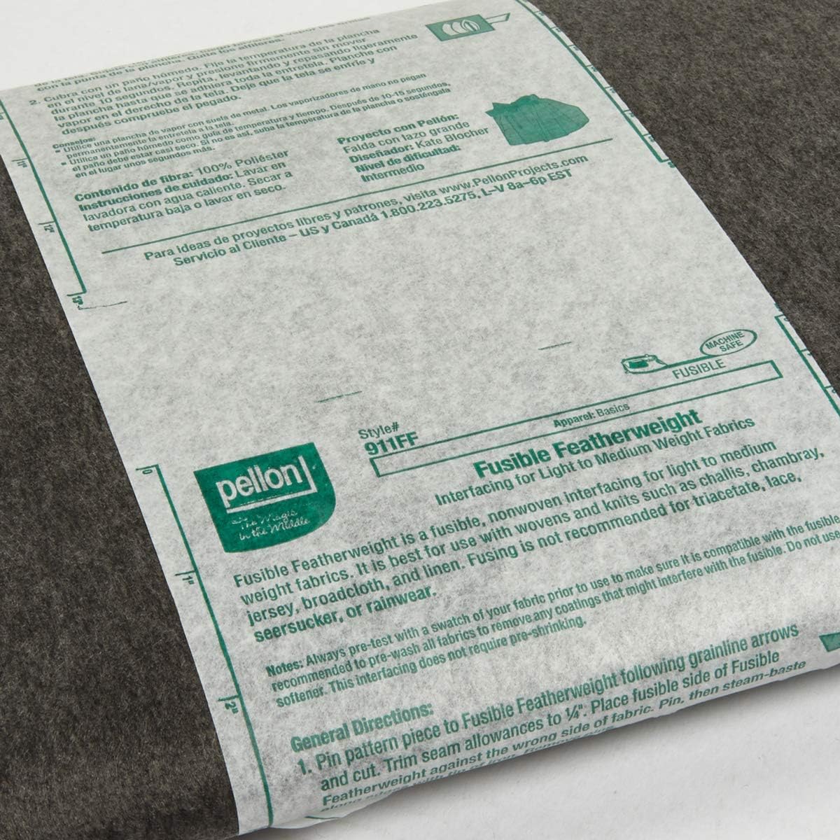 Pellon 911FF Fusible Featherweight Interfacing 20in x 10 Yard Bolt