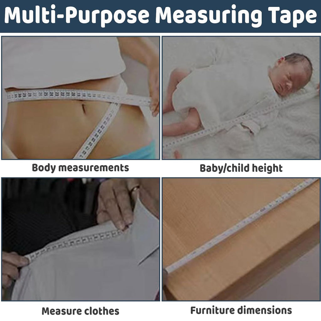 Fabric Sewing Measuring Tape for Body Measurements with Key Ring