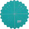 EXCEART Small Fabric Rotary Mat 1PC Cutting Mat Diameter Healing
