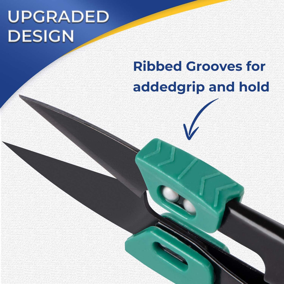 4.2 inch Sewing Scissors - Wider Handle Thread Snips with Safety