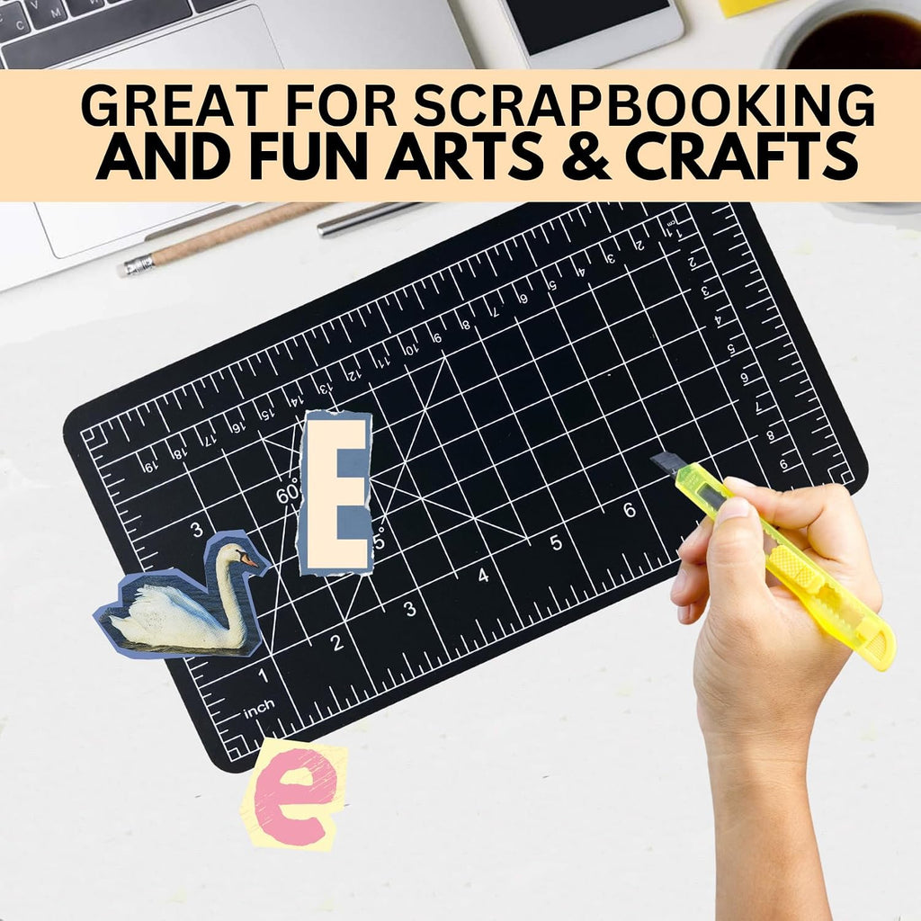 ARTIST'S BEST 2 Pc. 5" x 9" Self Healing Black Cutting Mat | Rotary
