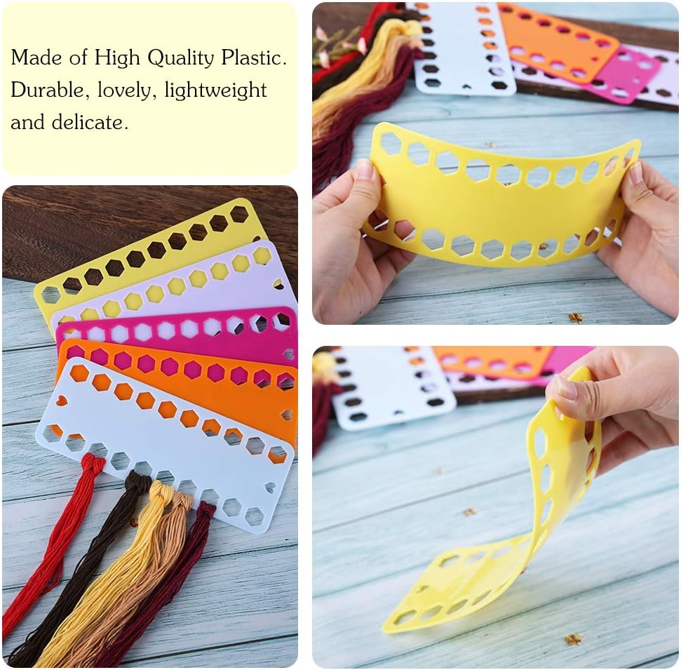 5 Pcs Embroidery Floss Organizer Cross Stitch Thread Holder Floss