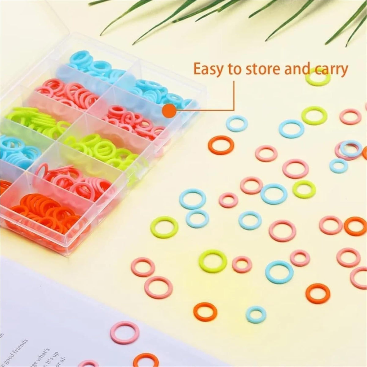 Stitch Markers 6Box Stitch Markers for Crocheting Knitting Random
