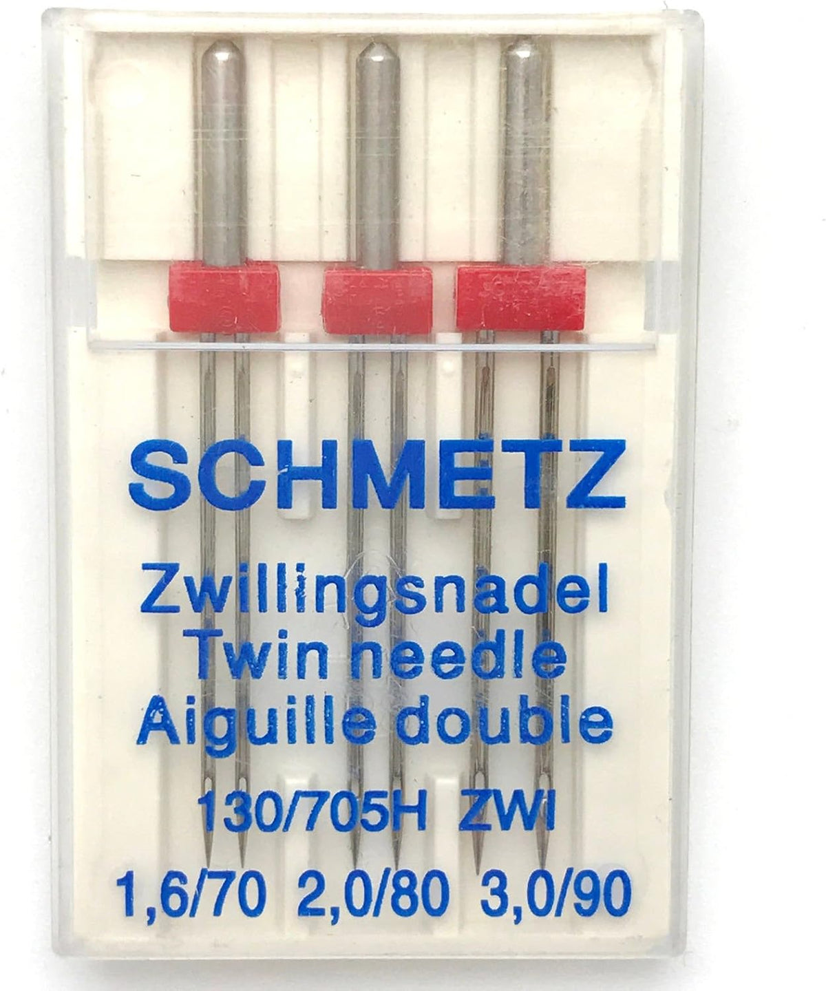 Schmetz 130/705H ZWI Embroidery Twin Sewing Machine Needle 3 Pk