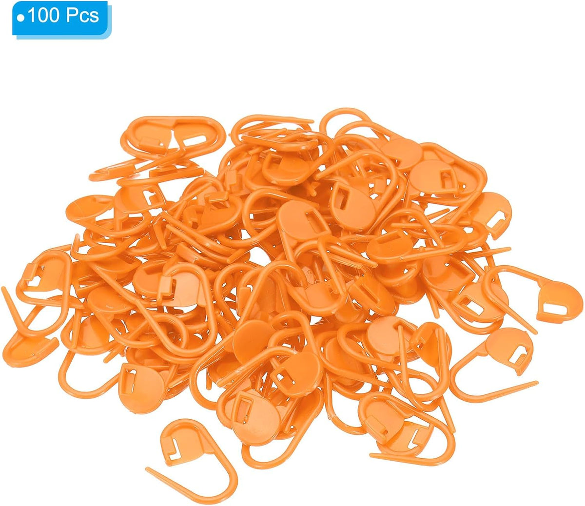 PATIKIL Crochet Stitch Markers, 100 Pack Plastic Knitting Markers